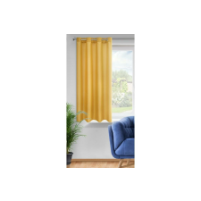 Rita egyszínű dekor függöny Mustársárga 140x175 cm lakástextília