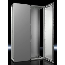 RITTAL VX25 8245.000 Álló fém szekrény, teli ajtóval, 2 ajtós, 1400x1200x500, IP55, szerelőlappal, sorolható (Rittal 8245000) villanyszerelés