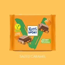 Ritter sport vegán pörkölt sóskaramellás csokoládé 100 g reform élelmiszer