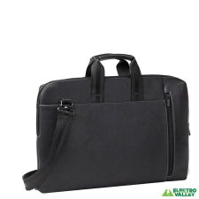 RivaCase 8931 Slim (PU) Notebook táska 15,6&quot; fekete /6906201089315/ számítógéptáska