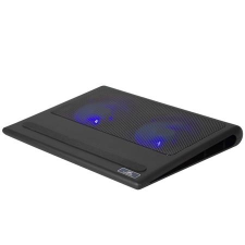 RivaCase Notebook állvány, hűtőventilátorral, 17,3",  "5557", fekete laptop kellék