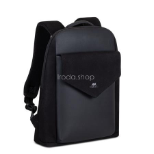 RivaCase Notebook hátizsák, 14&quot;, RIVACASE &quot;Cardiff Canvas 8524&quot;, fekete számítógéptáska