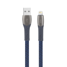 RivaCase PS6102 BL12 USB apa - USB-C apa Adat- és töltőkábel 1.2m - Kék kábel és adapter