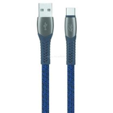 RivaCase USB kábel, USB - USB-C, 1,2 m, "PS6102", kék (4260403575963) mobiltelefon kellék