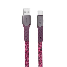 RivaCase Usb kábel, USB - USB-C, 1,2 m, RIVACASE PS6102, piros (RUK6102RD) kábel és adapter