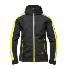 Rival ARSO Softshell munkáskabát Fekete/Sárga - 2XL munkaruha