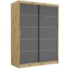  RIVANO IV. Tolóajtós gardróbszekrény 150x200x60 - artisan, antracit