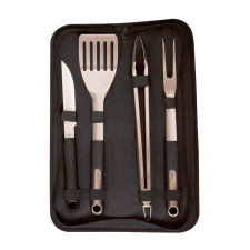 RIWALL PRO RBBQ 4B SET 4-részes prémium rozsdamentes acél grilleszköz készlet (RACC00131) barkácsgép tartozék
