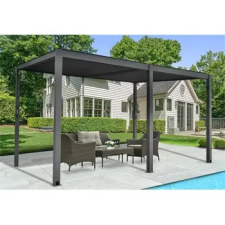 RIWALL RMBP 13x10 Anthracite bioklimatikus alumínium pergola 4x3m antracit (BP-QR43) kerti tárolás