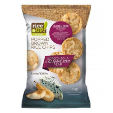 Rizschips RICE UP gorgonzola sajtos 60g előétel és snack