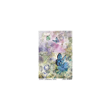  Rizspapír – Blue butterfly dekorációs kellék