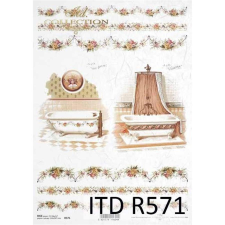  Rizspapír - fürdőszoba dekorációs kellék