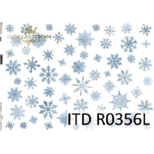  Rizspapír - hópelyhek dekorációs kellék