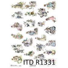  Rizspapír - kis képek dekorációs kellék