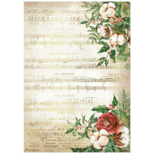 Rizspapír – Romantic Home for the holiday music dekorációs kellék