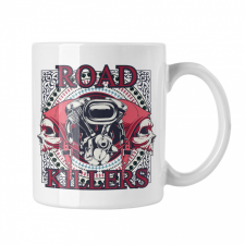 Road killers - Fehér Bögre bögrék, csészék