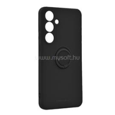ROAR AMBER szilikon telefonvédő (tartógyűrű, mágneses, kameravédő) FEKETE (GP-165005) tok és táska
