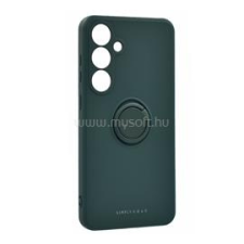 ROAR AMBER szilikon telefonvédő (tartógyűrű, mágneses, kameravédő) SÖTÉTZÖLD (GP-150951) tok és táska