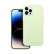 ROAR Apple iPhone 12 Pro Max prémium szilikon tok velúr béléssel világoszöld tok és táska