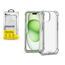 ROAR Apple iPhone 15 Plus szilikon hátlap - Roar Armor Gel - átlátszó tok és táska