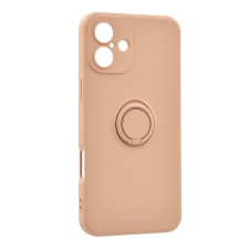 ROAR Apple iPhone 16 Plus amber szilikon telefonvédő (tartógyűrű, mágneses, kameravédő) rózsaszín mobiltelefon kellék