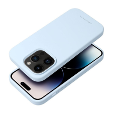ROAR Apple iPhone 16 Pro prémium szilikon tok velúr béléssel, világoskék tok és táska