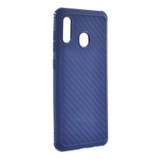 ROAR CARBON ARMOR szilikon telefonvédő (ütésállóság, légpárnás sarok, karbon minta) SÖTÉTKÉK tok és táska