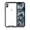 ROAR iPhone XS Max 6.5 ROAR GLASS AIRFRAME szilikon telefonvédő ütésállóság, üveg hátlap, FEKETE