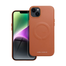 ROAR Leather Magsafe iPhone 14 Plus eco bőr tok barna tok és táska