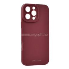 ROAR LUNA szilikon telefonvédő (ultravékony, matt, kameravédő, wireless) BORDÓ (GP-160017) tok és táska
