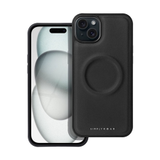ROAR Morning Magsafe Apple Iphone  15 Plus eco bőr tok, fekete tok és táska