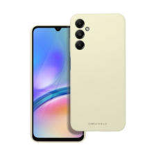 ROAR Samsung Galaxy A05s prémium szilikon tok velúr béléssel, világossárga (5903396294051) tok és táska