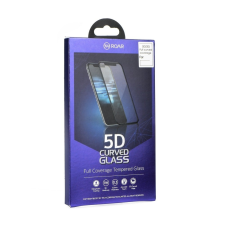 ROAR Samsung Galaxy A42 5G SM-A426 üvegfólia, előlapi, 5D, edzett, hajlított, fekete kerettel, Roar mobiltelefon kellék