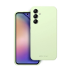 ROAR Samsung Galaxy A54 5G prémium szilikon tok velúr béléssel, világoszöld