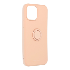 ROAR Telefontok iPhone 13 Pro Max - Roar Amber pink szilikon tok, kitámasztó ujjgyűrűvel tok és táska