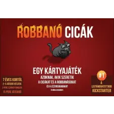  Robbanó cicák társasjáték