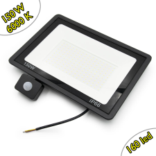 Robi 150W mozgásérzékelős kültéri LED reflektor, 160 LED, IP66 védelem kültéri világítás