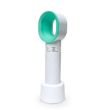Robi Mini, lapát nélküli Ventilátor / asztali + kézi kialakítás #fehér-zöld ventilátor