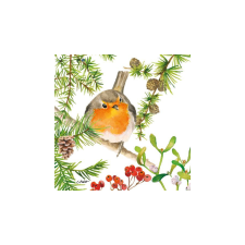  Robin in Tree papírszalvéta 33x33cm, 20 db-os asztalterítő és szalvéta