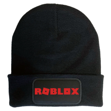  Roblox piros logó mintájú - Téli Sapka