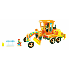 Robokészlet fából - Gréderező puzzle, kirakós