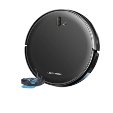  Robot porszívó, intelligens térképezés, 4000pa szívás, fekete porszívó