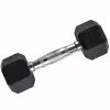 Robust Hatszögletű gumírozott fix súlyzó 1-50kg