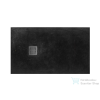 Roca Terran Stonex 180x80 cm-es zuhanytálca lefolyóval,fekete AP10170832001400