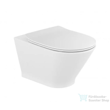 Roca THE GAP Round rimless fali wc szett Soft close ülőkével A34H0N5001 szaniter