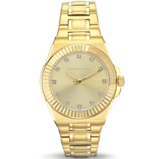  RoccoBarocco női karóra, arany cirkon dísz, 35 mm, quartz, WR30 karóra