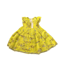  Rocha Little Rocha kislány mintás sárga ruha - 92
