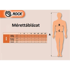 Rock Munkaruha derekasnadrág rock szürke-narancs (m) 6700320