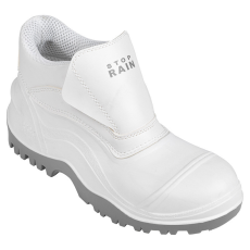 Rock RS_STOPRAIN-FH PVC S4 munkavédelmi bakancs, fehér, bebújós, kombinált felsőrészű