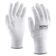 Rock Safety HIPPO Karbonszálas, vágásbiztos, nylon ESD kesztyű PU tenyérmártással védőkesztyű